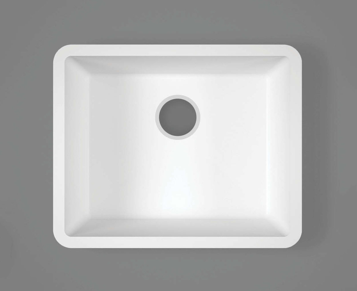 HIMACS Solid Surface Sinks Alpine White CS504