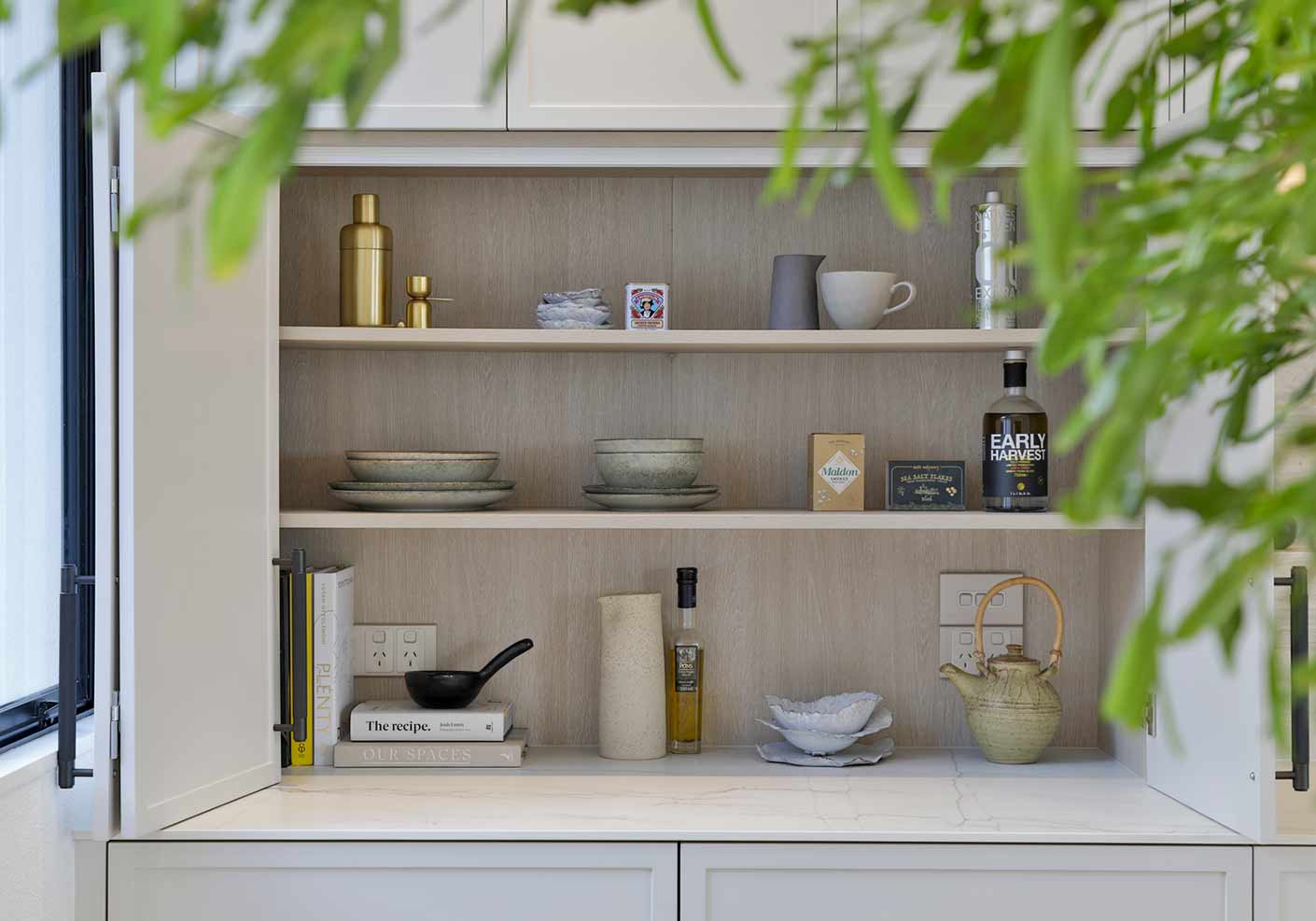 Hidden kitchen cabinets